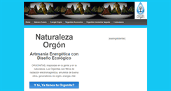 Desktop Screenshot of naturalezaorgon.com