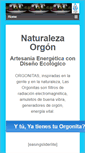 Mobile Screenshot of naturalezaorgon.com