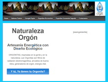 Tablet Screenshot of naturalezaorgon.com